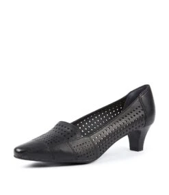 Ladora Black Leather 7 Ladora Black Leather -Lynx Shoes Shop 124206027 BLK001 2