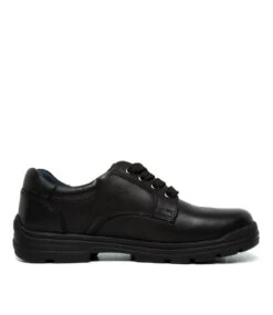 Clarks Manner Jnr E Black -Lynx Shoes Shop 125572352 BLK001 4