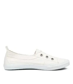 Aussie White Canvas 10 Aussie White Canvas -Lynx Shoes Shop BW10030WHICA 5