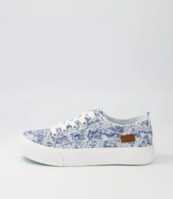 Clay Blue Country Canvas Sneakers