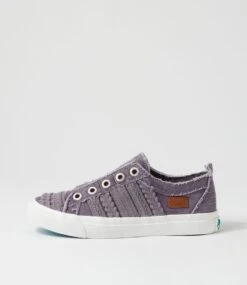 Parlane Grape Smoked Canvas Sneakers