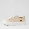 Sidekick Moonbeam Rose Gold Canvas Sneakers -Lynx Shoes Shop BW10091KXYCA 2