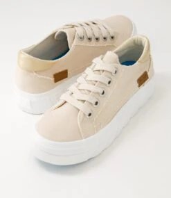 Sidekick Moonbeam Rose Gold Canvas Sneakers -Lynx Shoes Shop BW10091KXYCA 6
