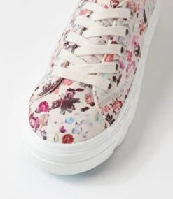 Sidekick Off White New Romantic Canvas Sneakers -Lynx Shoes Shop BW10091XIXCA 5