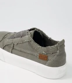 Create Steelgray Canvas Sneakers -Lynx Shoes Shop BW10092G6TCA 6