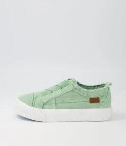Create Celadon Canvas Sneakers