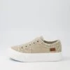 Sadie Overcast Smoked Canvas Sneakers -Lynx Shoes Shop BW10095G6UCA 2