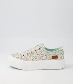 Sadie Moody Wallflower Canvas Sneakers