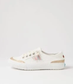 Alex White Multi Sneakers