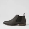 Qita Black Nubuck Chelsea Boots -Lynx Shoes Shop C810009BLAAH 2