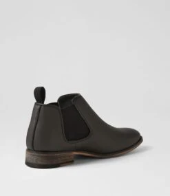 Qita Black Nubuck Chelsea Boots -Lynx Shoes Shop C810009BLAAH 4
