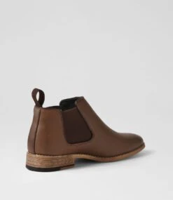 Qita Brown Nubuck Chelsea Boots -Lynx Shoes Shop C810009BROAH 4