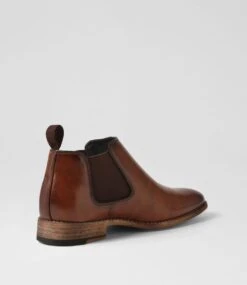 Qita Tan Chelsea Boots -Lynx Shoes Shop C810009TANSM 4