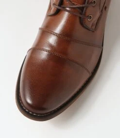 Jordi Tan Lace Up Boots -Lynx Shoes Shop C810015TANSM 5