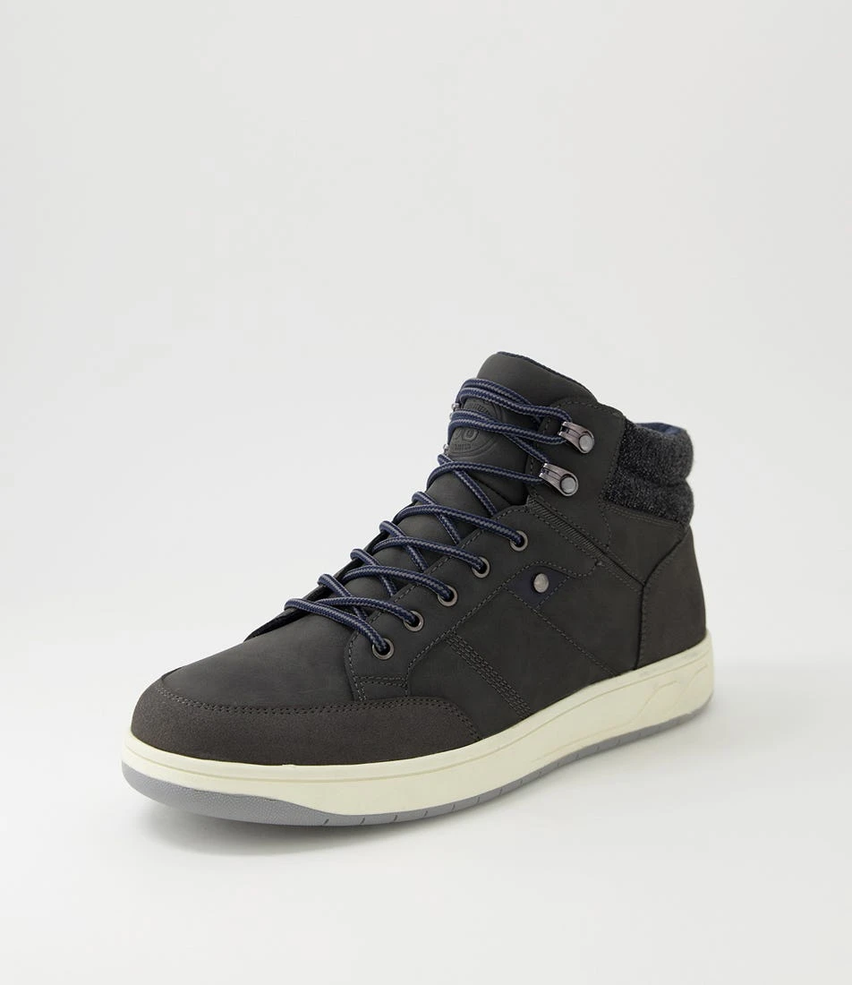 Keizer Grey Lace Up Boots 4 Keizer Grey Lace Up Boots - Image 2