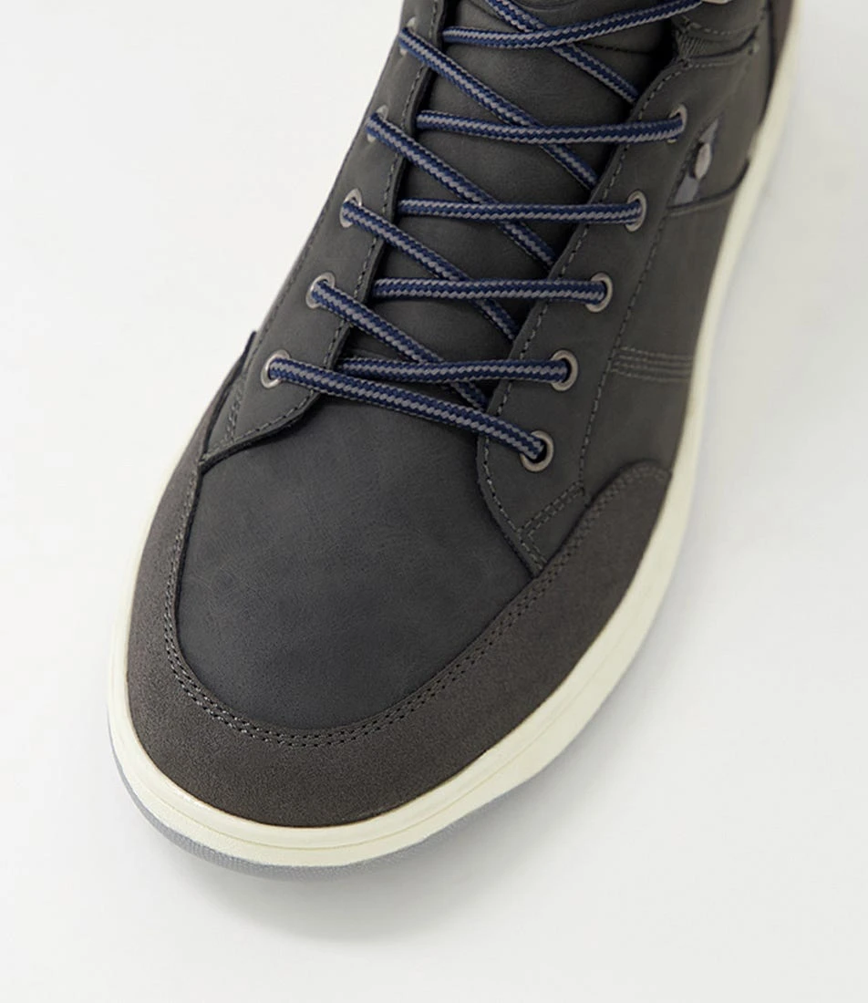 Keizer Grey Lace Up Boots 6 Keizer Grey Lace Up Boots - Image 4