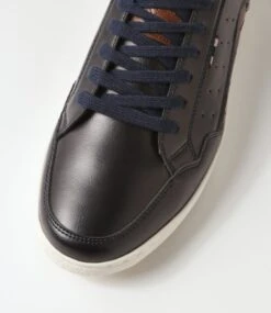 Aulk Navy Smooth Sneakers -Lynx Shoes Shop C810018DBYSM 5