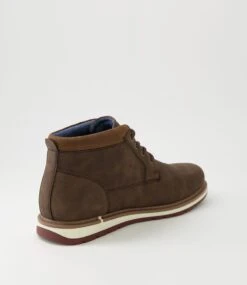 Dillon Brown Lace Up Boots -Lynx Shoes Shop C810019BROSM 4