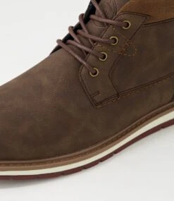Dillon Brown Lace Up Boots -Lynx Shoes Shop C810019BROSM 6