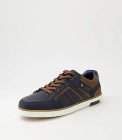 Elias Navy Sneakers -Lynx Shoes Shop C810020DBYSM 3