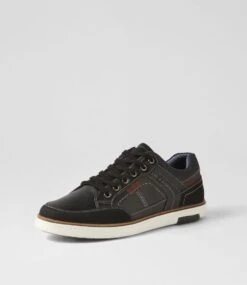 Elliot Black Sneakers -Lynx Shoes Shop C810021BLASM 3
