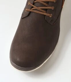 Ian Dark Brown Lace Up Boots -Lynx Shoes Shop C810022E25SM 5