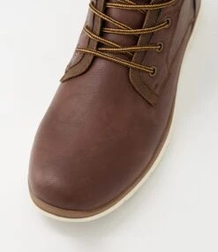 Idaho Brown Lace Up Boots -Lynx Shoes Shop C810023BROSM 5