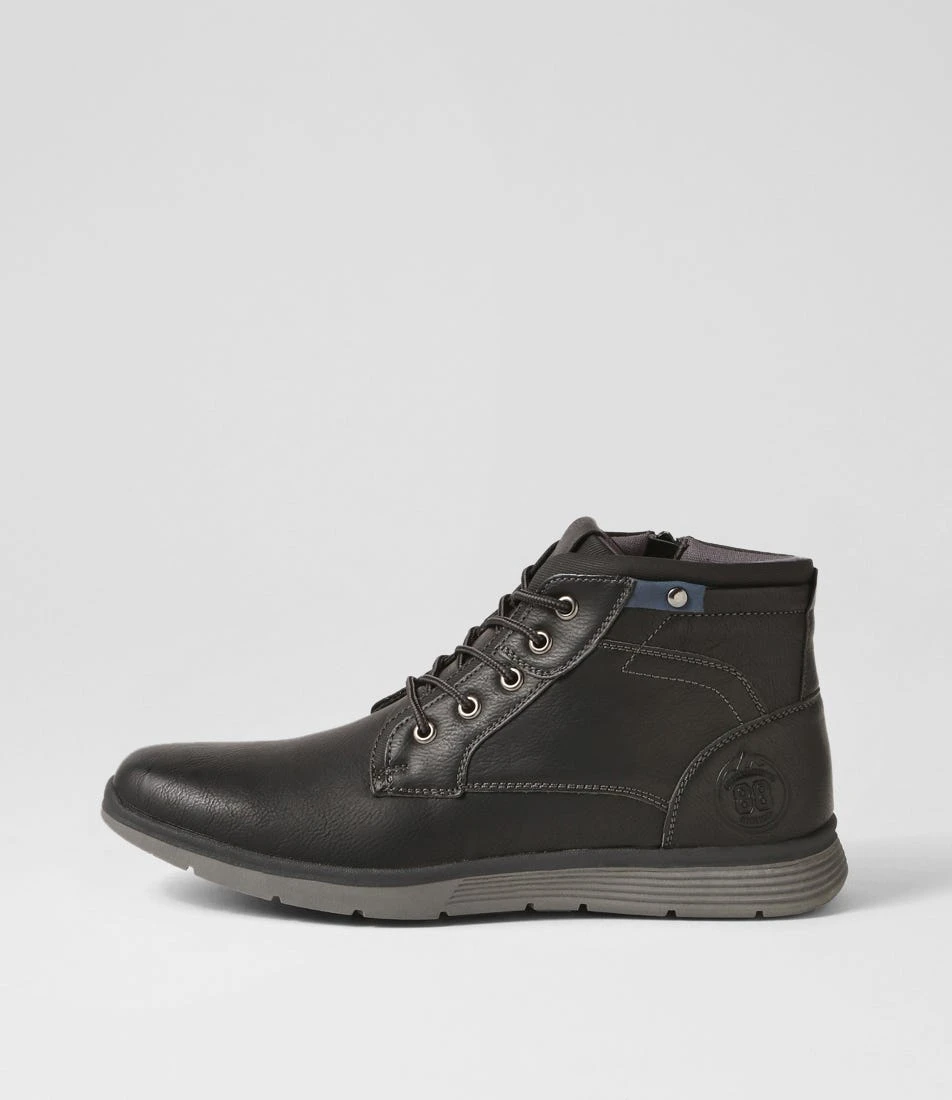 Idaho Charcoal Lace Up Boots 3 Idaho Charcoal Lace Up Boots