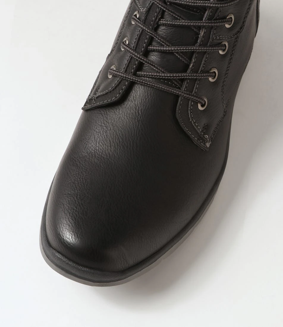 Idaho Charcoal Lace Up Boots 6 Idaho Charcoal Lace Up Boots - Image 4