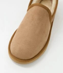 Nando Cognac Fabric Slippers -Lynx Shoes Shop C810029T07FA 5