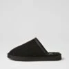 Nero Black Fabric Slippers -Lynx Shoes Shop C810030BLAFA 2