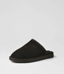 Nero Black Fabric Slippers -Lynx Shoes Shop C810030BLAFA 3