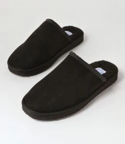 Nero Black Fabric Slippers -Lynx Shoes Shop C810030BLAFA 6