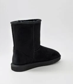 Neutron Black Fabric Slippers -Lynx Shoes Shop C810031BLAFA 4