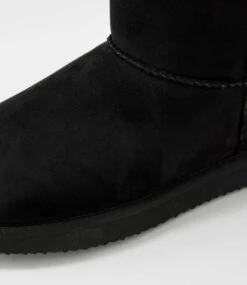 Neutron Black Fabric Slippers -Lynx Shoes Shop C810031BLAFA 6