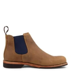 Ritter Mid Brown Leather Ankle Boots -Lynx Shoes Shop CF10021E35QB 5