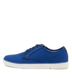 Albatross Deep Blue Canvas Sneakers