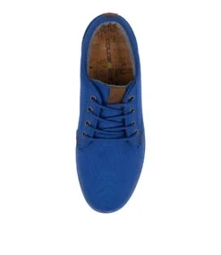Albatross Deep Blue Canvas Sneakers -Lynx Shoes Shop CF10090DABCA 6