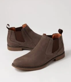 Mills Mushroom Nubuck Chelsea Boots -Lynx Shoes Shop CF10132GBJAG 6
