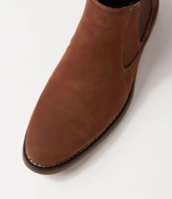 Mills Dark Tan Nubuck Chelsea Boots -Lynx Shoes Shop CF10132T30AG 5