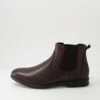 Porter Chocolate Full Grain Leather Chelsea Boots -Lynx Shoes Shop CF10447E16V1 2