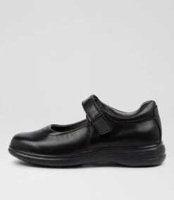 Gigi Jnr E Black Leather