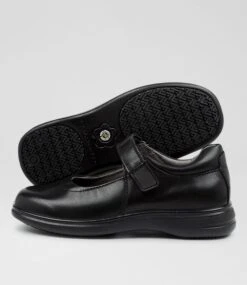 Gigi Jnr E Black Leather 9 Gigi Jnr E Black Leather -Lynx Shoes Shop CF10669BLALE 4