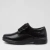 Solar Snr Black Leather 1 Solar Snr Black Leather -Lynx Shoes Shop CF10671BLALE 2