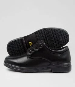 Solar Snr Black Leather 9 Solar Snr Black Leather -Lynx Shoes Shop CF10671BLALE 4