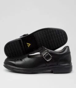 Spire Snr Black Leather -Lynx Shoes Shop CF10672BLALE 4 2