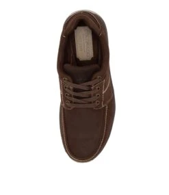 Dime Brown Leather Lace Up Flats 11 Dime Brown Leather Lace Up Flats -Lynx Shoes Shop CF10674BROQB 6