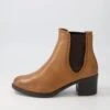 Cornal New Tan Leather Chelsea Boots 2 Cornal New Tan Leather Chelsea Boots -Lynx Shoes Shop CF10745TJULE 2