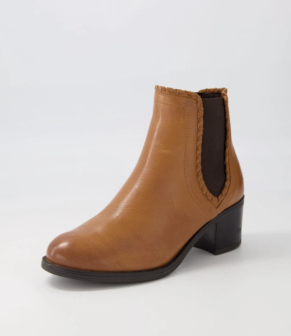 Cornal New Tan Leather Chelsea Boots 4 Cornal New Tan Leather Chelsea Boots - Image 2