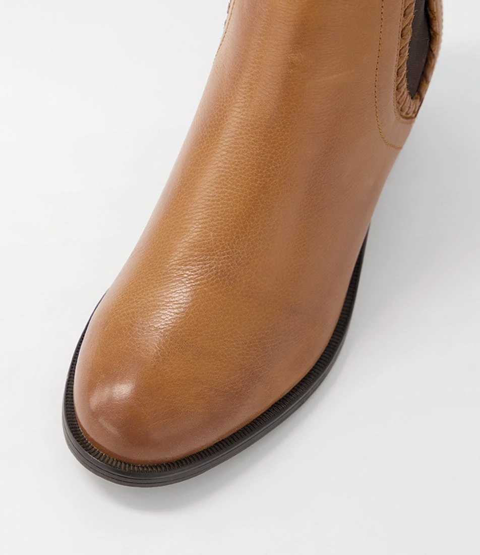 Cornal New Tan Leather Chelsea Boots 6 Cornal New Tan Leather Chelsea Boots - Image 4